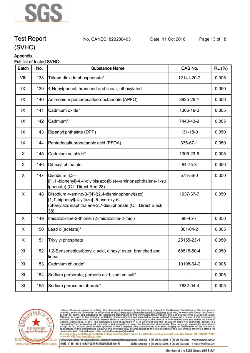 導(dǎo)熱硅膠片SGS認證13