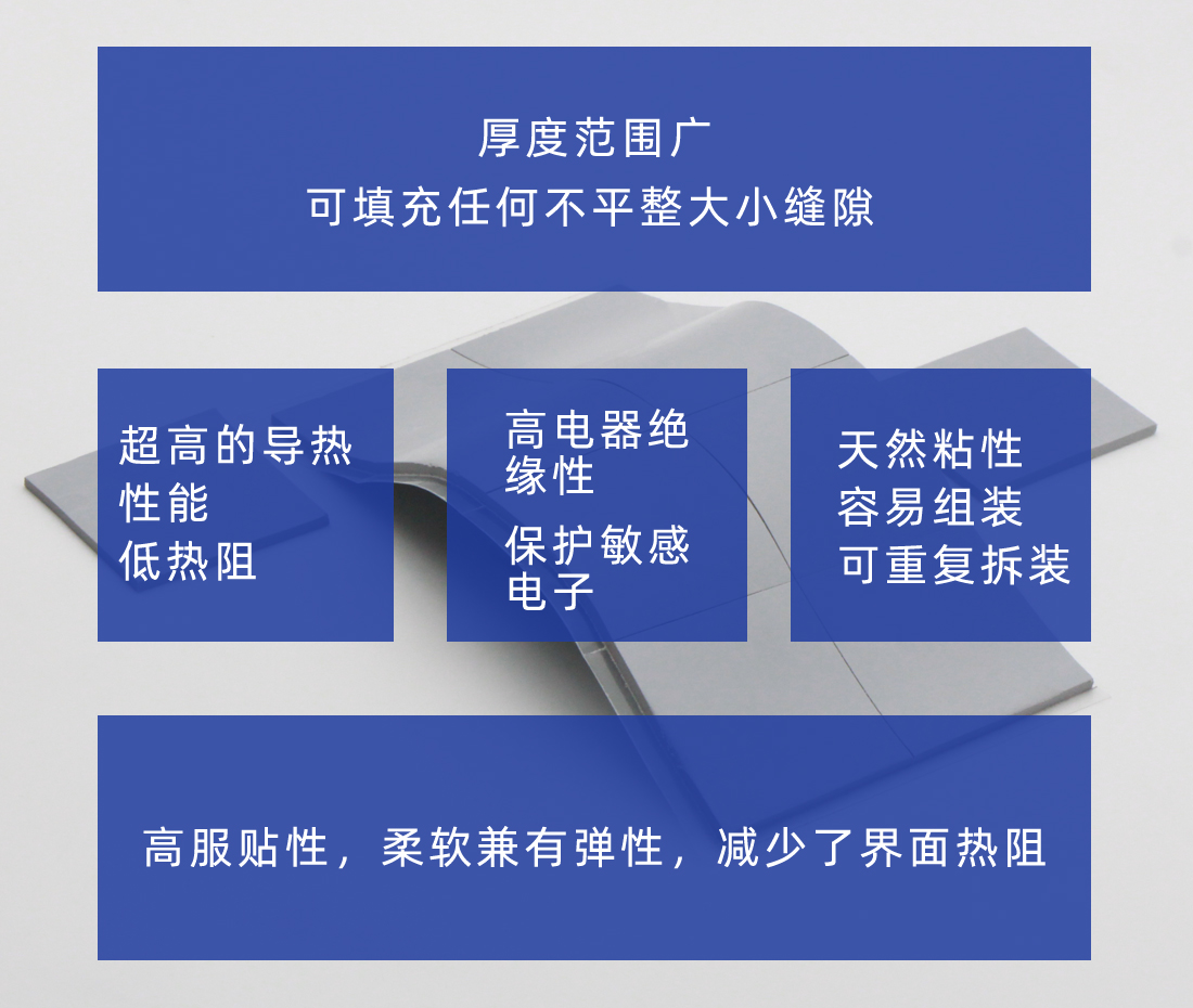 超高導熱硅膠片概述 超高導熱硅膠片概述